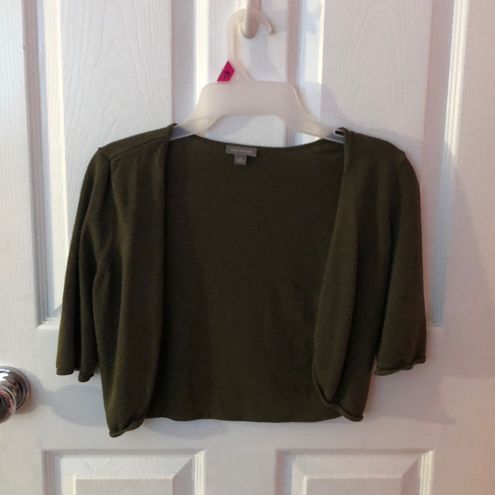 Ann Taylor Olive Green Sweater